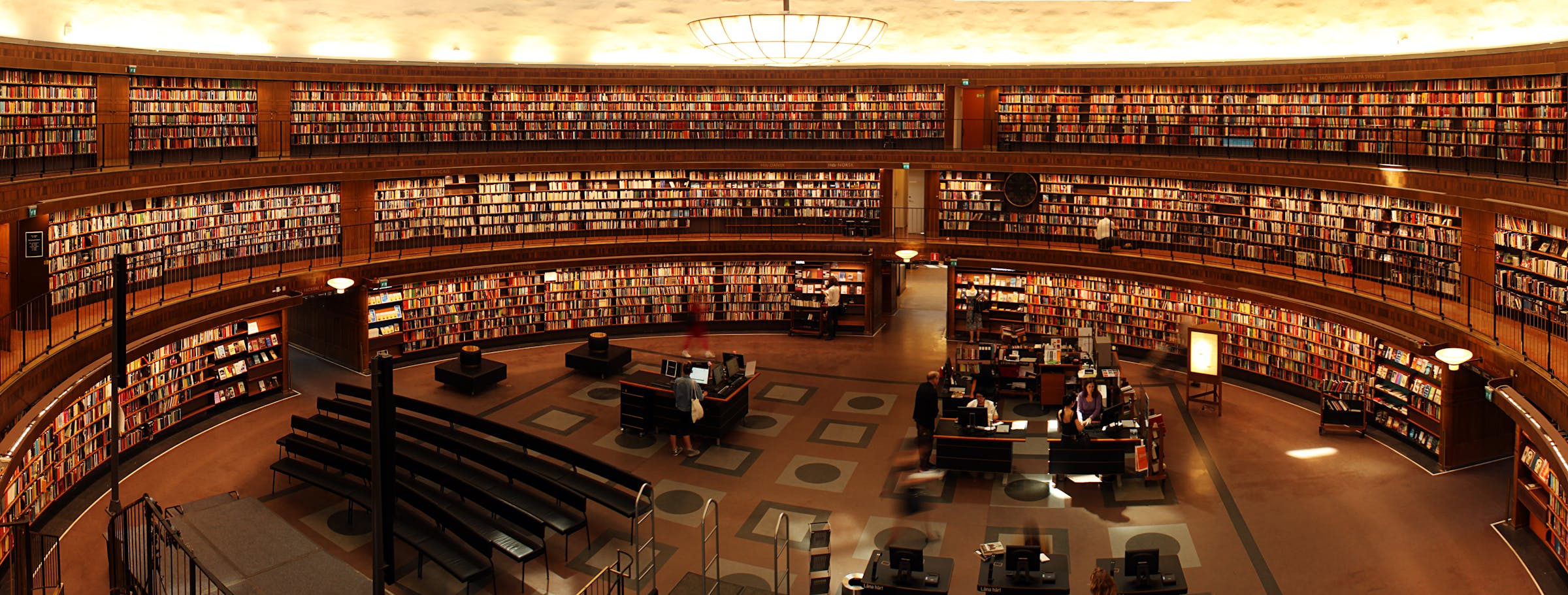 Illuminated classical library